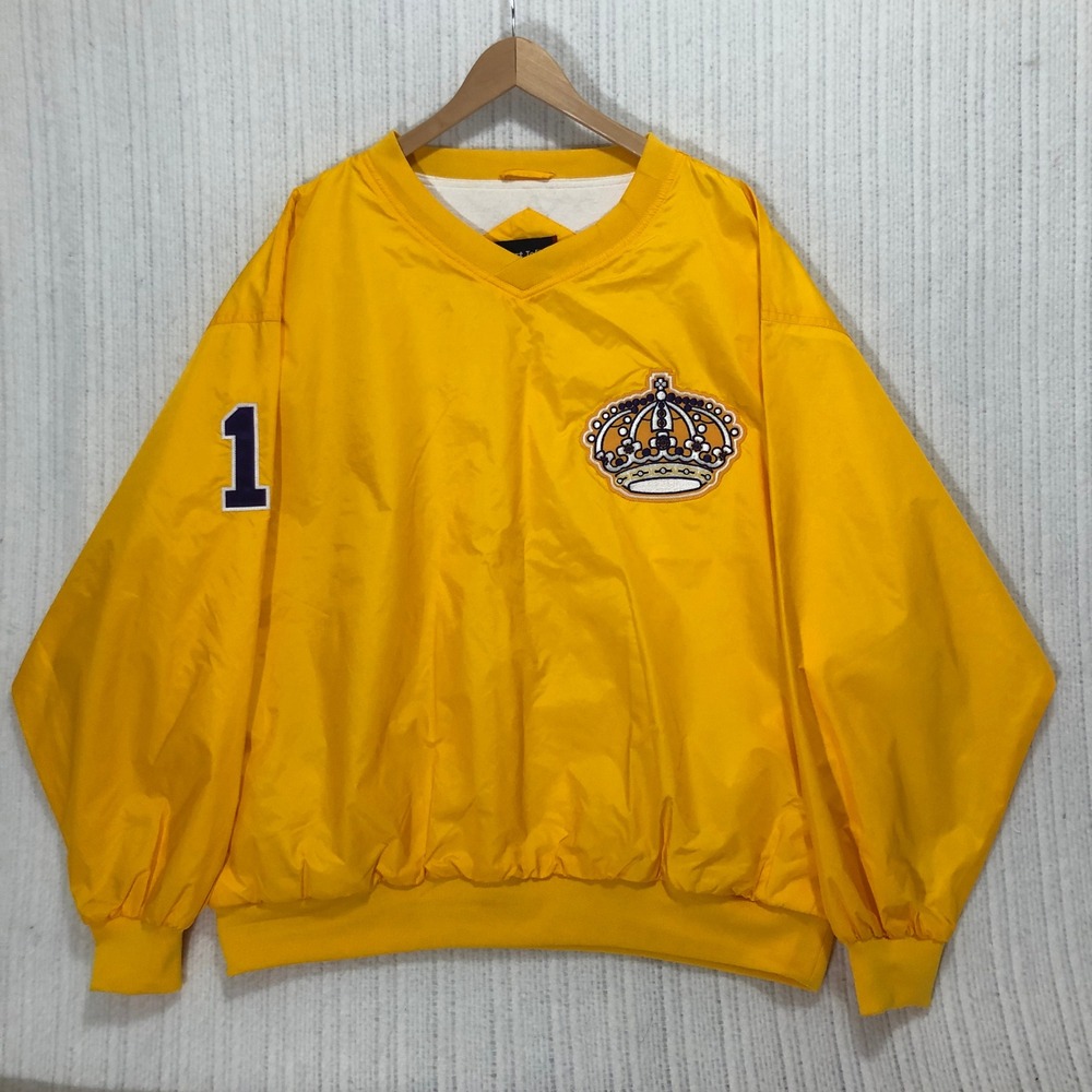 Los Angeles Kings Sport Tek Pullover Windbreaker Jacket Crown Badge Edwards 2XL